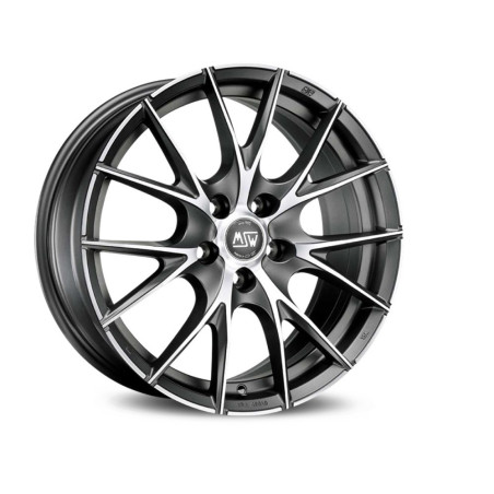 MSW RIM MSW 25 7x17 ET25 4x108 POLISHED MATTE TITANIUM KBA NAD