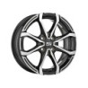 LLANTA MSW MSW X4 5.5x14 ET24 4x108 BLACK FULL POLISHED (GBFP)