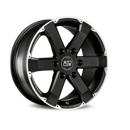 RIM MSW MSW 46 7.5x17 ET30 6x114.30 MATT BLACK FULL POLISHED KBA NAD