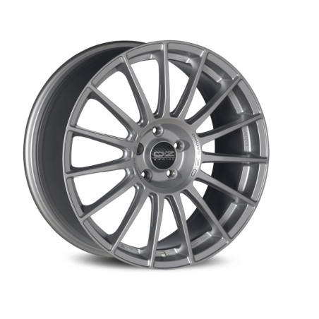 LLANTA OZ SUPERTURISMO LM 7,5x17 ET40 5x108 MATT RACE SILVER BLACK LETTERING KBA NAD