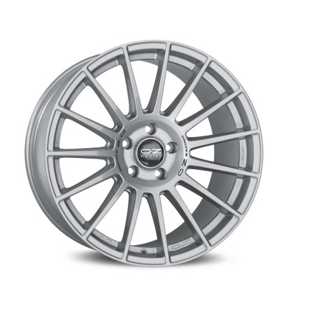 RIM OZ SUPERTURISMO DAKAR 8.5x20 ET45 5x112 MATT RACE SILVER BLACK LETTERING TUV