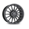 LLANTA OZ SUPERTURISMO DAKAR 10x20 ET40 5x120 MATT GRAPHITE SILVER LETTERING KBA NAD