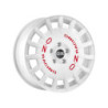 LLANTA OZ RALLY RACING 7x17 ET45 4x100 WHITE RED LETTERING