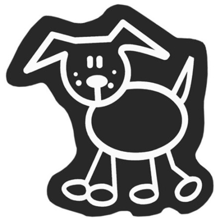 STICKER FAMILY DOG CS5