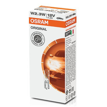 OSRAM ORGINAL 2723 W2,3W 12V 2W W2X4,6D | 10 UDS