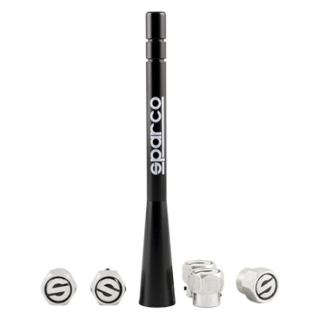 ANTENA SPARCO Y 5 VALVULAS DE ALUMINIO CS6