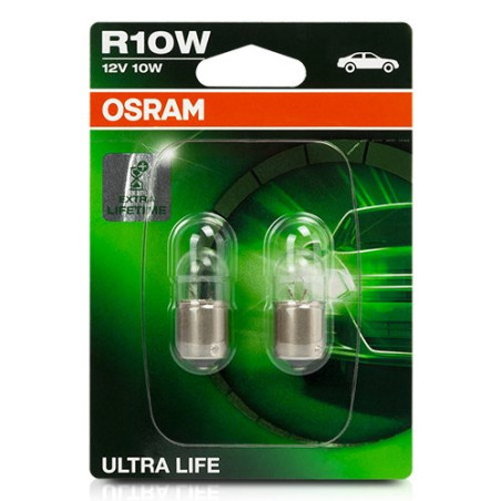 OSRAM ULTRA LIFE 5008ULT-02B R10W BA15S 12V 10W