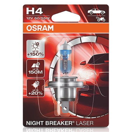 NIGHT BREAKER® LASER H4 01-BLISTER