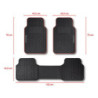 ALFOMBRA F500 NEGRO/ROJO PVC SPARCO 3 PIEZAS CS4