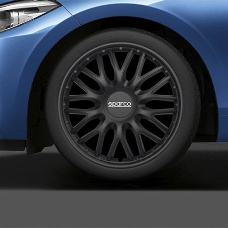 TAPACUBOS ROMA NEGRO 16 SPC 4UDS CS1