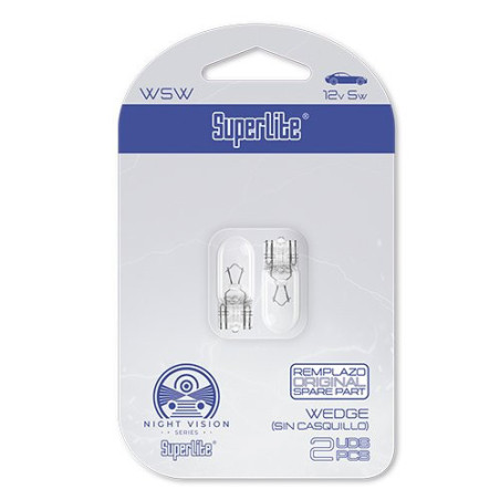 W5W 2,1x9,5 D 12V 2PCS CS12 SUPERLITE