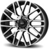 (OUTLET)LLANTA MOMO REVENGE EVO 9.5X19 ET45 5X112 BLACK MATT. POLISHED 79.6 TUV