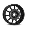 RIM OZ LEGGENDA 7x17 ET42 4x108 MATT BLACK WHITE LETTERING KBA
