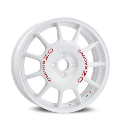 LLANTA OZ LEGGENDA 7x17 ET42 4x108 WHITE RED LETTERING KBA