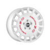 LLANTA OZ RALLY RACING 7x17 ET45 5x100 WHITE RED LETTERING
