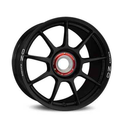 RIM OZ CHALLENGE HLT CL 12x18 ET63 5x130 MATTE BLACK WHITE LETTERING
