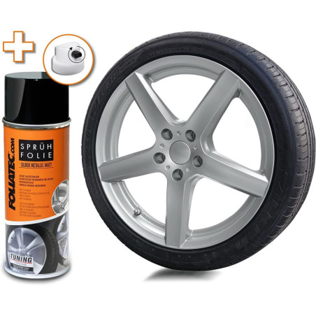 GOMA LIQUIDA, PLATA METALICO  1 X 400 ML