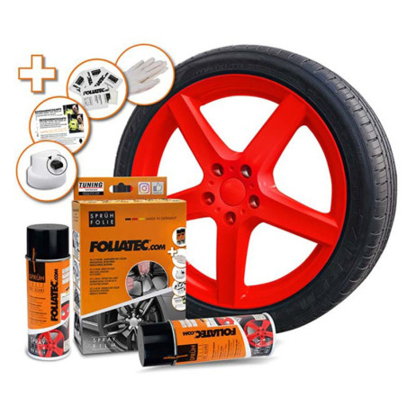 GOMA LIQUIDA SET, ROJO BRILLANTE 2 X 400 ML