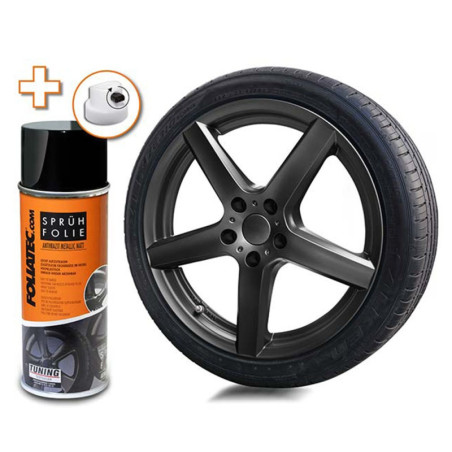 GOMA LIQUIDA, ANTRACITA METALICO  1 X 400 ML