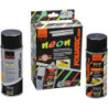 GOMA LIQUIDA NEON 2 PC. SET  ROJO 1 X 400 ML +  BASE COAT 1 X 400 ML