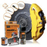 PINTURA PINZA FRENO SET  SPEED AMARILLO 3 COMPONENTES