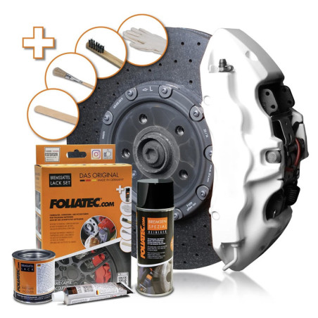 BRAKE CALIPER PAINT SET PURE WHITE 3 COMPONENTS