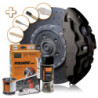 PINTURA PINZA FRENO SET  CARBON METALICO 3 COMPONENTES