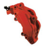 PINTURA PINZA FRENO SET  RACING ROJO MATE 3 COMPONENTES