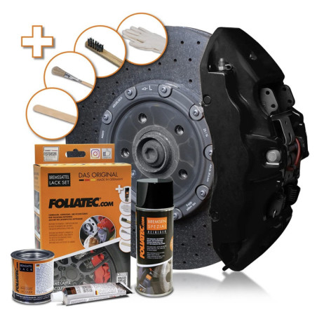 BRAKE CALIPER PAINT SET MIDNIGHT BLACK MATTE 3 COMPONENTS