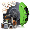 PINTURA PINZA FRENO SET  NEON VERDE 4 COMPONENTES