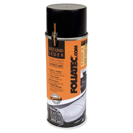 FOLIATEC SPRAY COLOR BLANCO MATE PARA PIEL 1 X 400 ML