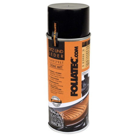 FOLIATEC SPRAY COLOR COGNAC MATE PARA PIEL 1 X 400 ML
