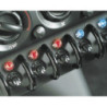 LED CONTROL LIGHT CHROME, ICE AZUL 1 PIECE, DIAM.  10 MM