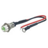 LED CONTROL LIGHT CHROME  POWER VERDE 1 PIECE  DIAM.  10 MM