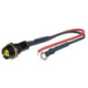 LED CONTROL LIGHTS BLACK  AMARILLO 1 PIECE  DIAM.  10 MM