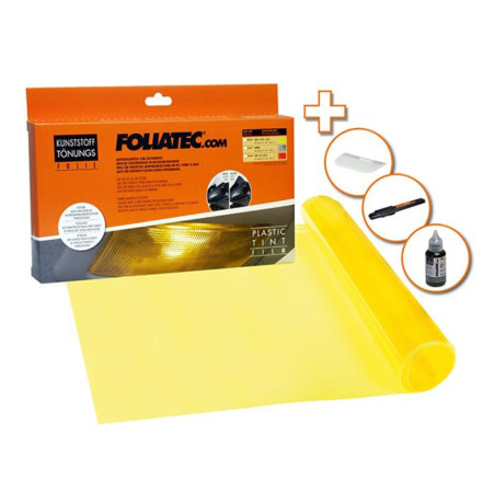 FILM DE PLÁSTICO TINTADO AMARILLO  1 PIEZA  30 X 100 CM