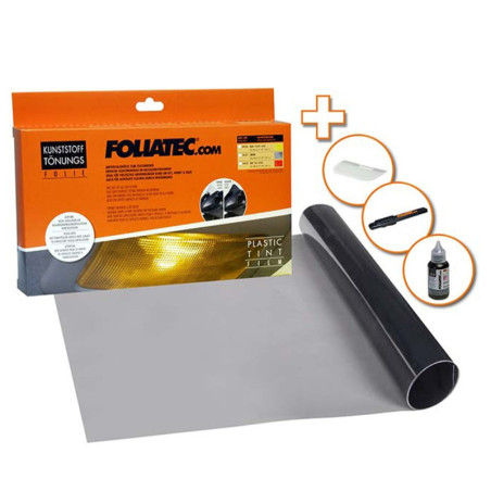 FILM DE PLÁSTICO TINTADO AHUMADO  1 PIEZA  30 X 100 CM