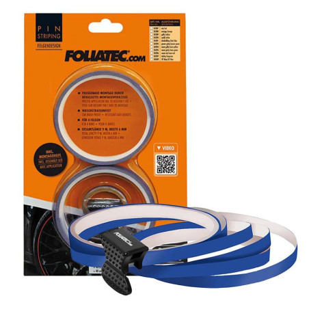 PIN STRIPING RIM DESIGN INCL. MOUNTING AID, DARK-BLUE L  8,6 M (4 X 2,15 M), W  6 MM