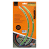 PIN STRIPING RACING VERDE 14 BANDAS DE 7 MM X 41 CM  INCLUIDO ESPACIADOR