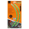 PIN STRIPING RACING NEON VERDE 14 BANDAS DE 7 MM X 41 CM  INCLUIDO ESPACIADOR