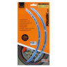 PIN STRIPING RACING GT AZUL 14 BANDAS DE 7 MM X 41 CM  INCLUIDO ESPACIADOR