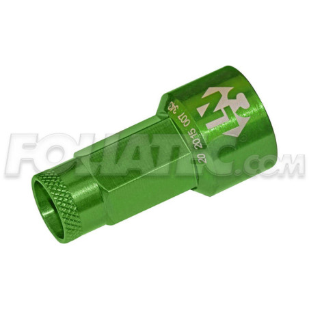 LUGNUZZ COVER  VERDE ANODIZED  SIZE 19MM 1 PIECE