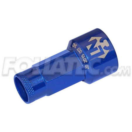 LUGNUZZ COVER  AZUL ANODIZES SIZE 19MM 1 PIECE