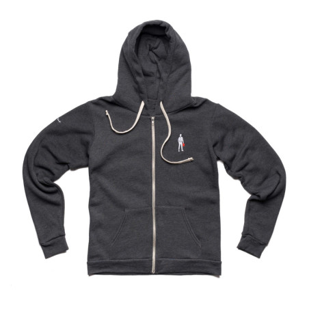SUDADERA COMPLETO POSTAL GRIS OSCURO TALLA L CONTROLADOR DE ICONO