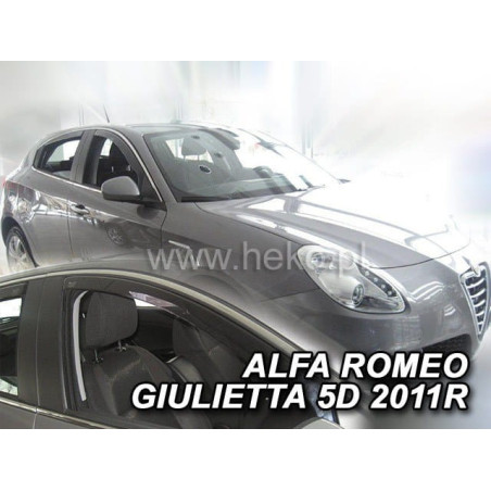 CARENADOS ALFA ROMEO GIULIETTA 5D 2012 (SÓLO DEFLECTORES FRONTALES)