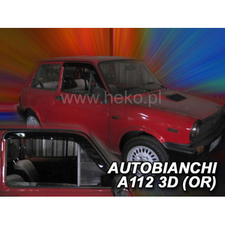 CARENADOS AUTOBIANCHI A112 2D 1974-1986 (PEGADOS EN EL MARCO) (SÓLO DEFLECTORES FRONTALES)