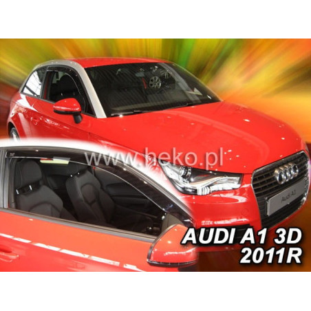 CARENADOS AUDI A1, I (8X) 3D 2010_2018 (SÓLO DEFLECTORES FRONTALES)