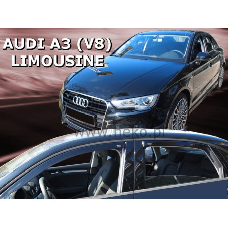 AUDI A3 (8V) LIMOUSINE 4D 2013-2020 SEDAN DEFLECTORS (REAR DEFLECTORS AS A SET)