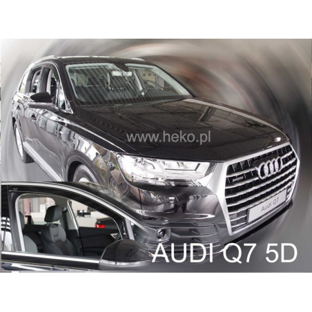 AUDI Q7 II 5D DEFLECTORS 2016- (FRONT DEFLECTORS ONLY)