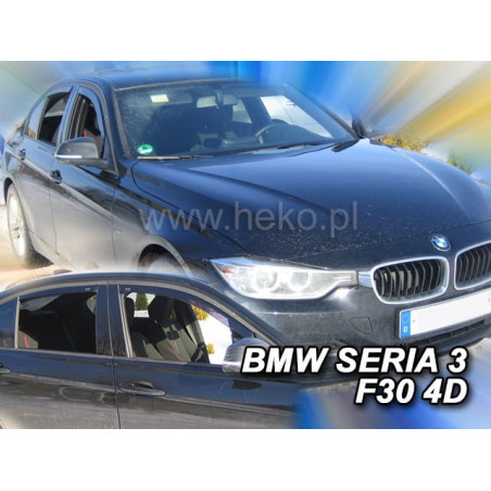 BMW SERIA 3 F 30 4D FAIRINGS (REAR DEFLECTORS AS A SET) SEDAN 2012_2018